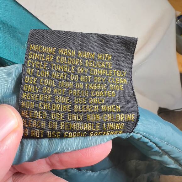 Chiango by Fleet Street Button Raincoat Woman's 12 Removable Insulated Liner 80s - Picture 7 of 16